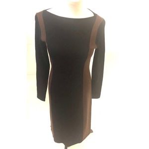 Lauren Ralph Lauren black brown dress size xs